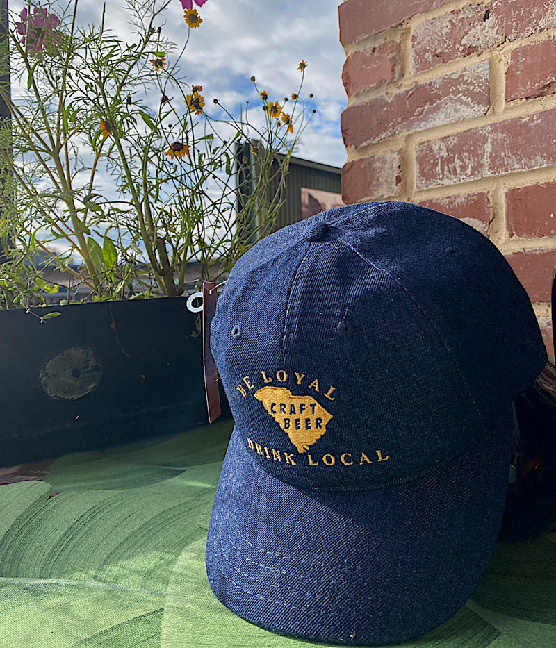 Be Loyal, Drink Local Craft Beer Unstructured Relax Fit Denim Baseball Cap