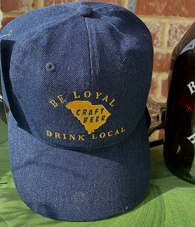 Be Loyal, Drink Local Craft Beer Unstructured Relax Fit Denim Baseball Cap