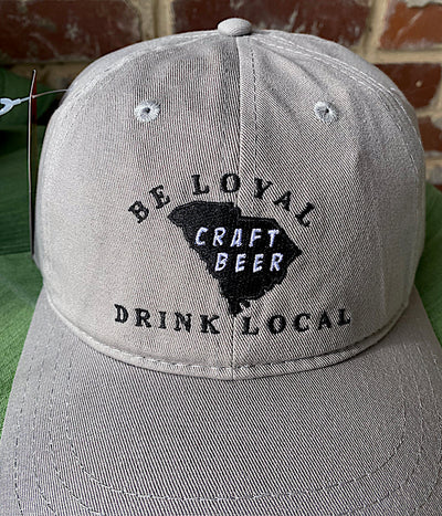 Be Loyal, Drink Local Craft Beer Unstructured Relax Fit Steel Baseball Cap
