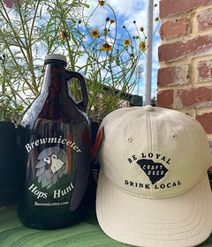 Be Loyal, Drink Local Craft Beer Unstructured Relax Fit Stone Baseball Cap