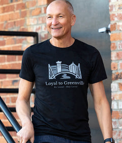 Loyal to Greenville Men's Statement T-Shirt in Black