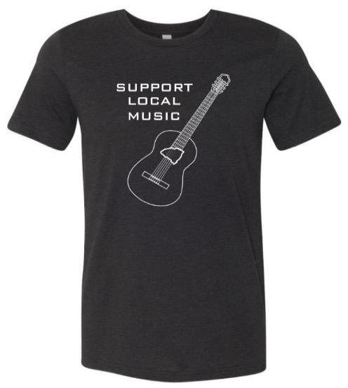 Rocking Support Local Music T-Shirt in Black