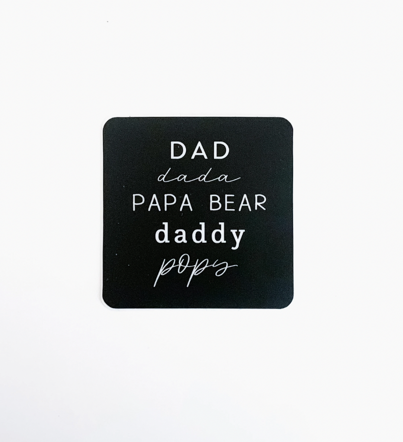 Dad, Dada, Papa Bear Sticker