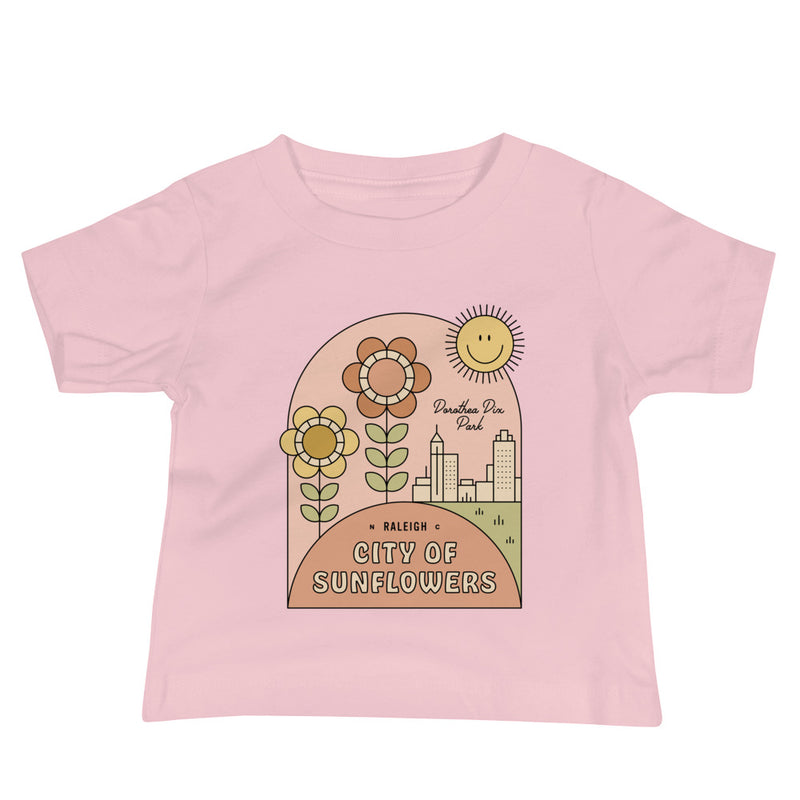City of Sunflowers Baby Jersey T-Shirt