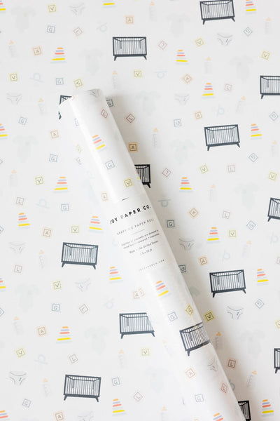 Baby Wrapping Paper Roll