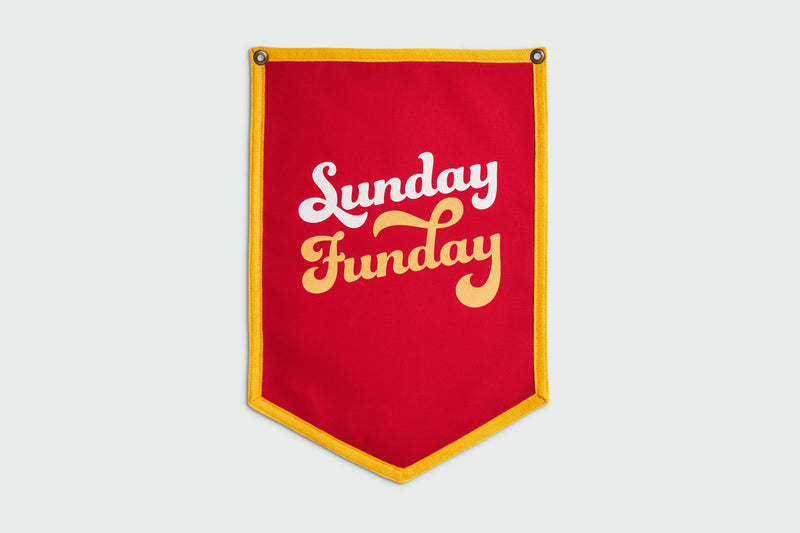 Sunday Funday Mini Banner - Red/Yellow