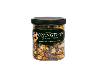 Dark Chocolate Sea Salt Caramel from Poppington's Gourmet Popcorn