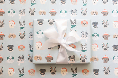 Holiday Dogs Wrapping Paper Roll