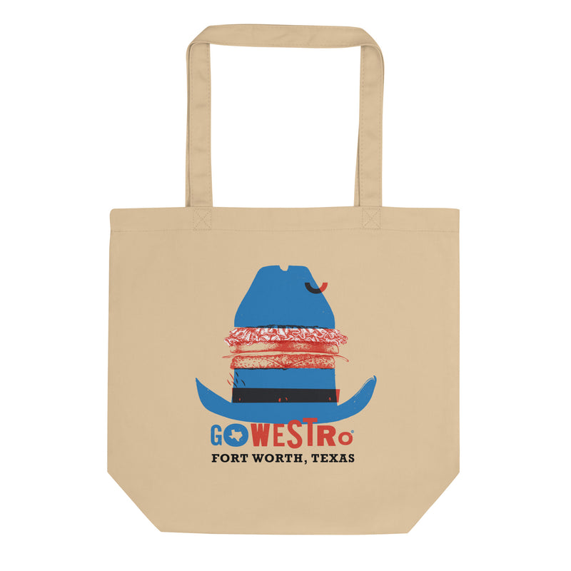 GoWestro Cowboy Hat Eco Tote Bag
