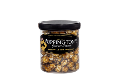 Greenville Mint Chocolate Caramel from Poppington's Gourmet Popcorn