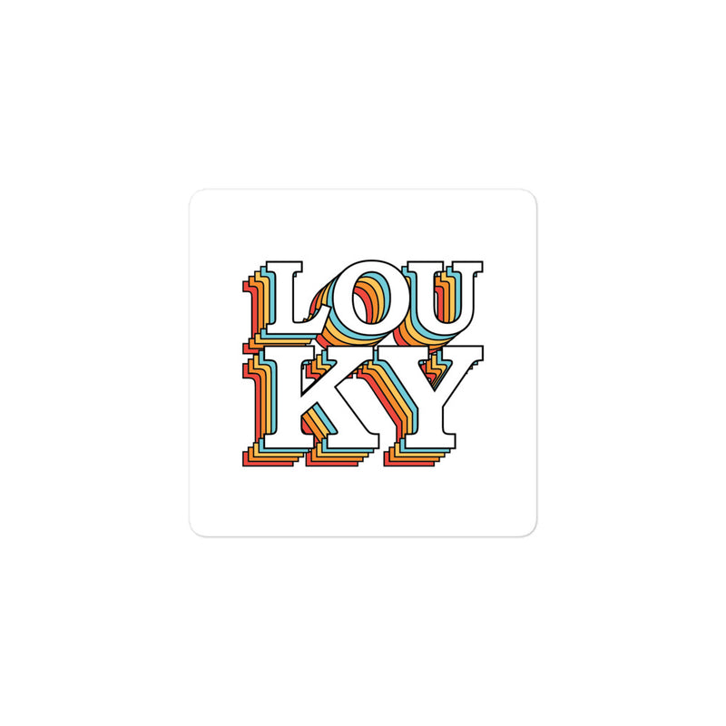 Louisville Color Stack Sticker