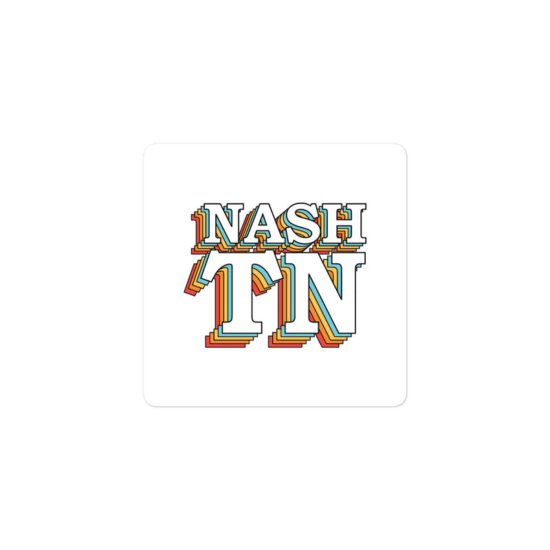 Nashville Color Stack Sticker