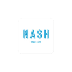 Nashville Color Outline Sticker