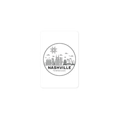 Nashville Sunny Circle Sticker