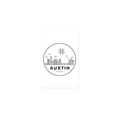 Austin Sunny Circle Sticker