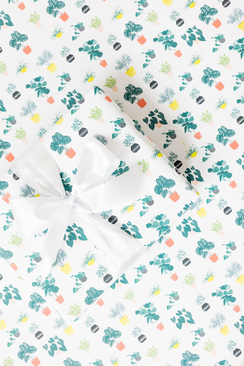 Plant Lover Wrapping Paper Roll