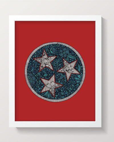 Tennessee flag (red background)