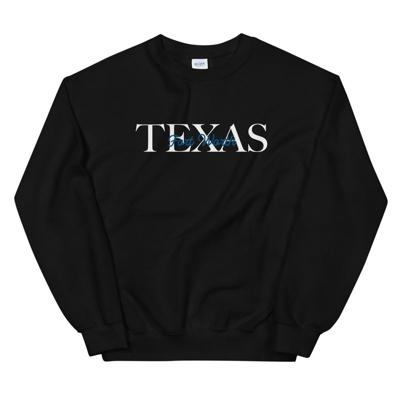 Fort Worth City Vibes Unisex Crewneck Sweatshirt