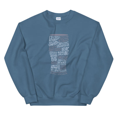 The Local Pint Cool Blue Unisex Crewneck Sweatshirt