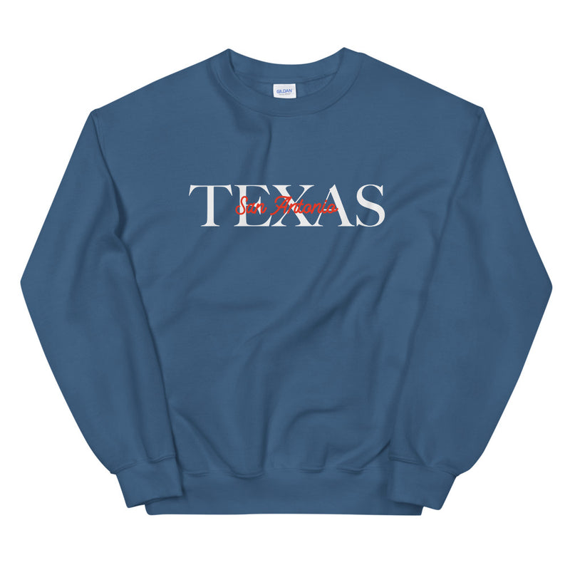 San Antonio City Vibes Unisex Crewneck Sweatshirt