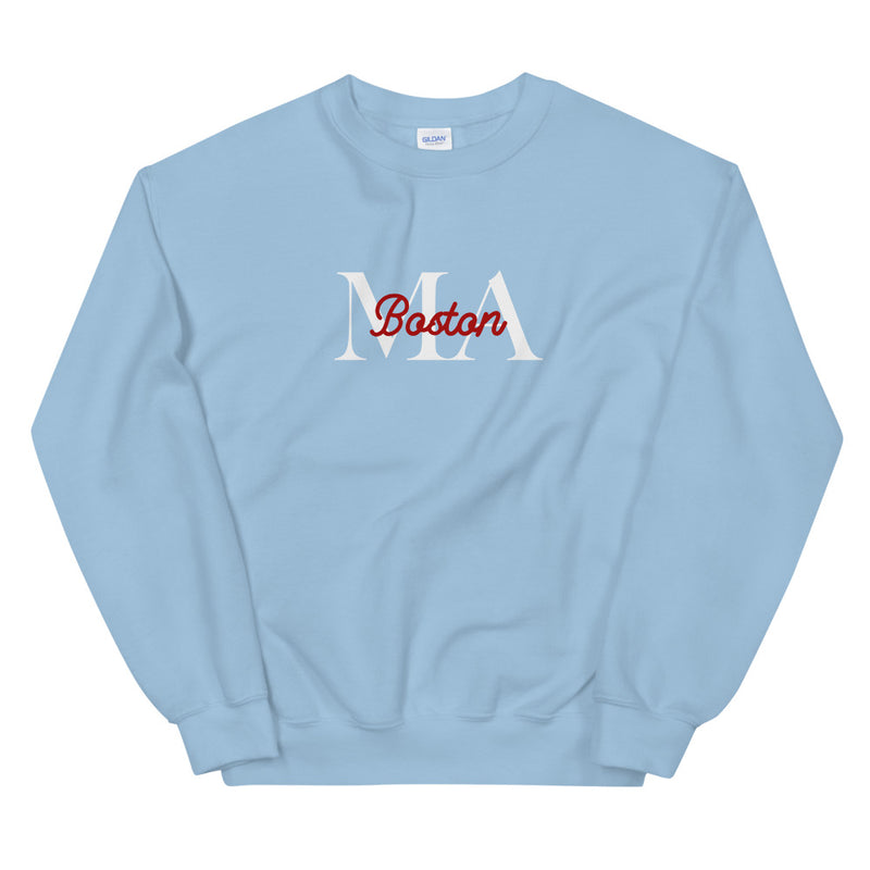 Boston City Vibes Unisex Crewneck Sweatshirt