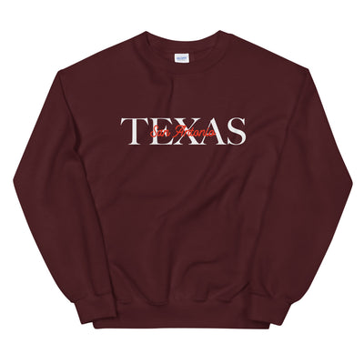 San Antonio City Vibes Unisex Crewneck Sweatshirt