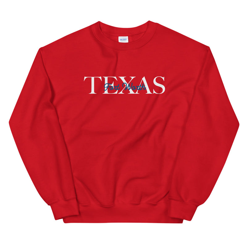 Fort Worth City Vibes Unisex Crewneck Sweatshirt