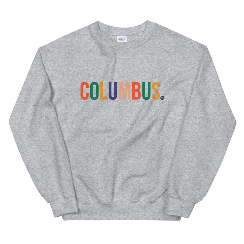 Best City Rainbow Unisex Crewneck Sweatshirt Columbus, OH