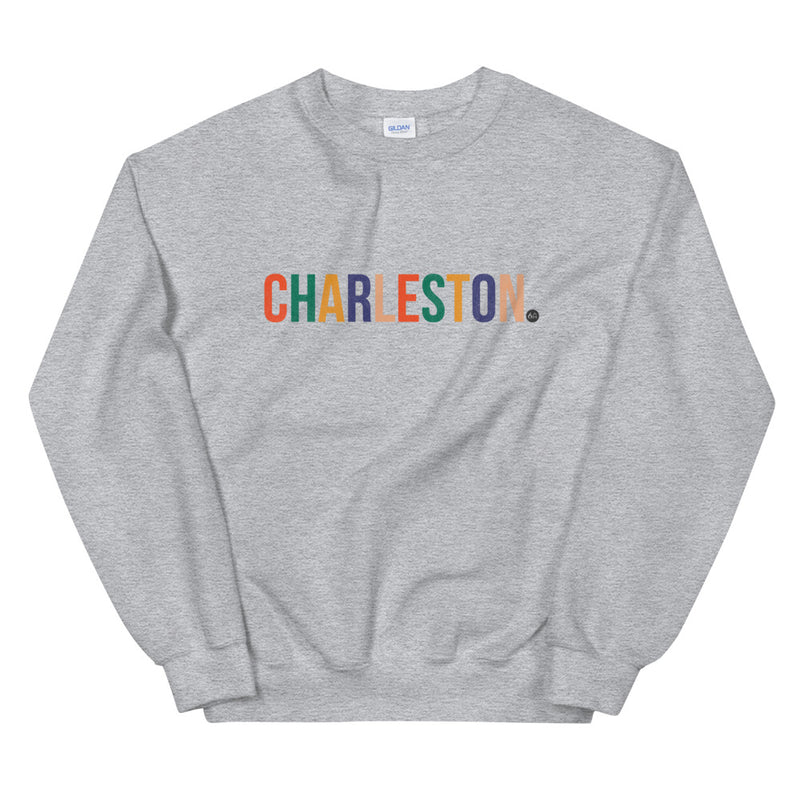 Best City Rainbow Unisex Crewneck Sweatshirt Charleston, SC