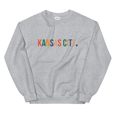 Best City Rainbow Unisex Crewneck Sweatshirt Kansas City, MO