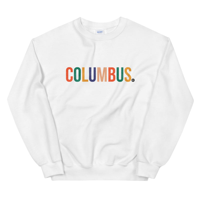 Best City Rainbow Unisex Crewneck Sweatshirt Columbus, OH