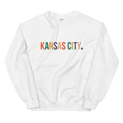 Best City Rainbow Unisex Crewneck Sweatshirt Kansas City, MO