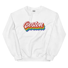 Boston Rainbow Unisex Sweatshirt
