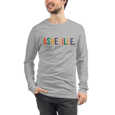 Best City Rainbow Unisex Long Sleeve T-Shirt | Asheville, NC