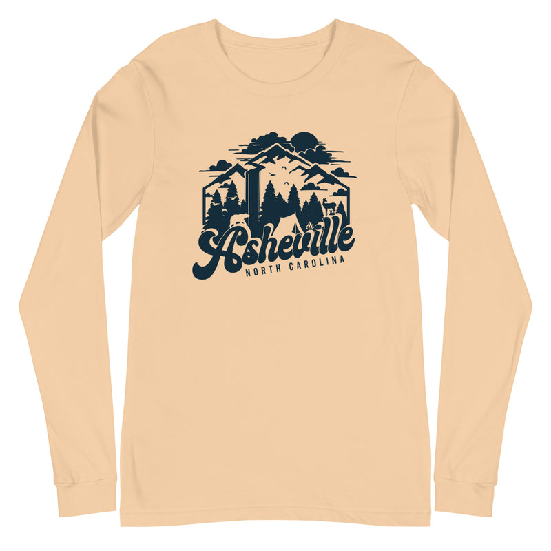 Mountains of Asheville Unisex Long Sleeve T-Shirt