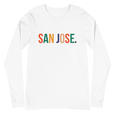 Best City Rainbow Unisex Long Sleeve T-Shirt | San Jose, CA