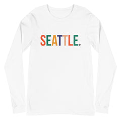 Best City Rainbow Unisex Long Sleeve T-Shirt | Seattle, WA