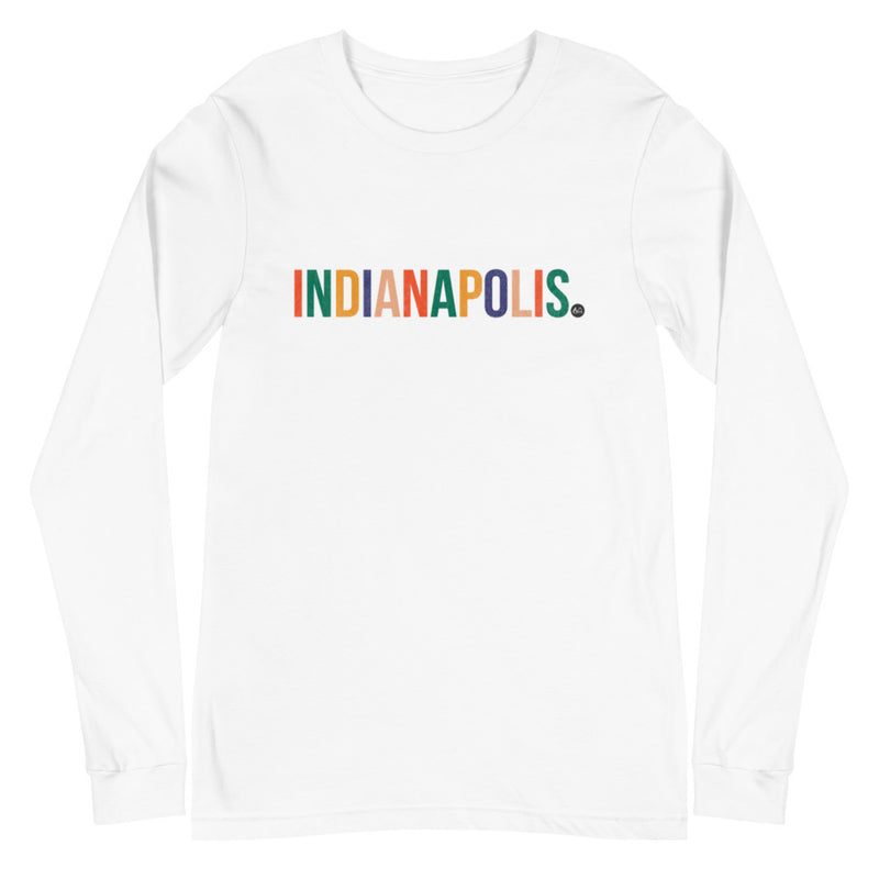 Best City Rainbow Unisex Long Sleeve T-Shirt | Indianapolis, IN