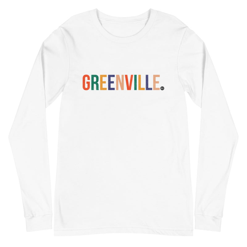Best City Rainbow Unisex Long Sleeve T-Shirt | Greenville, SC