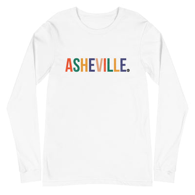 Best City Rainbow Unisex Long Sleeve T-Shirt | Asheville, NC