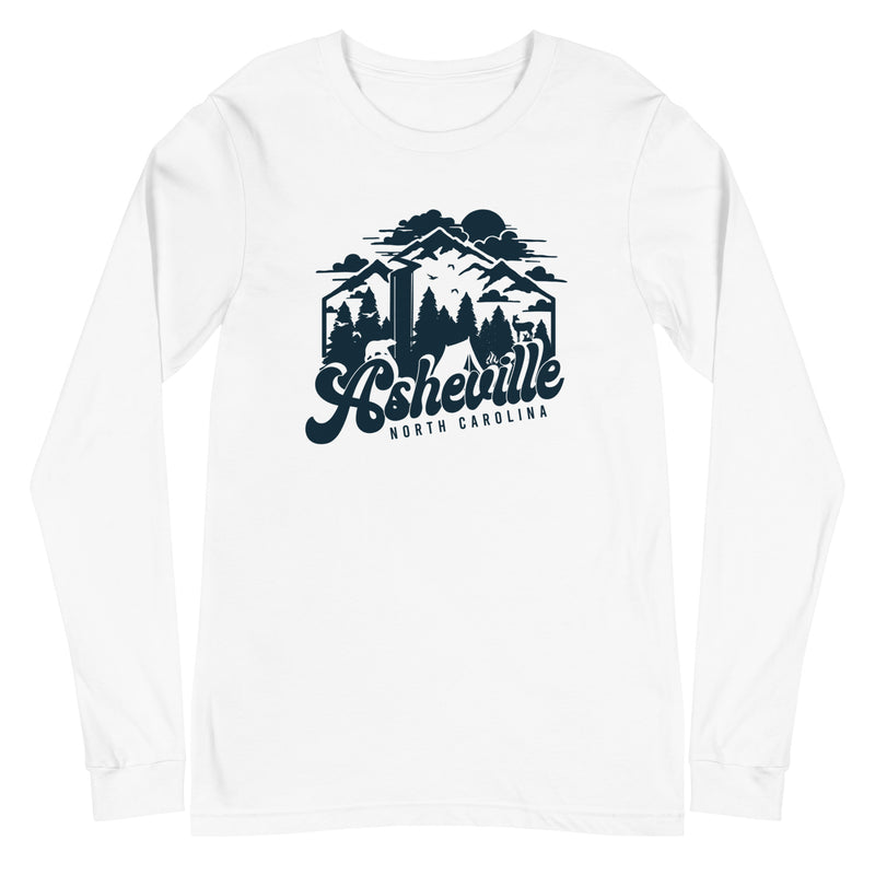 Mountains of Asheville Unisex Long Sleeve T-Shirt