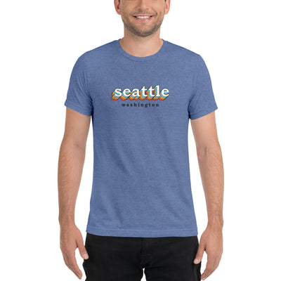 Seattle Color Stack Unisex Tri-Blend T-Shirt