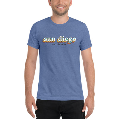 San Diego Color Stack Unisex Tri-Blend T-Shirt