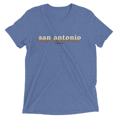 San Antonio Color Stack Unisex Tri-Blend T-Shirt