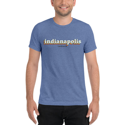 Indianapolis Color Stack Unisex Tri-Blend T-Shirt