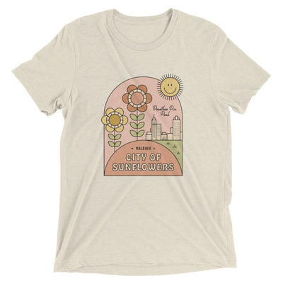 City of Sunflowers Unisex Tri-Blend T-Shirt