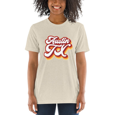 Austin Retro Unisex Tri-Blend T-Shirt
