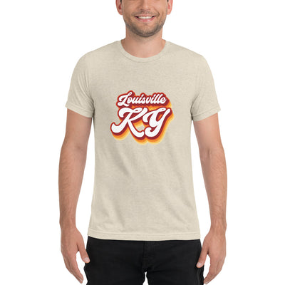 Louisville Retro Unisex Tri-Blend T-Shirt
