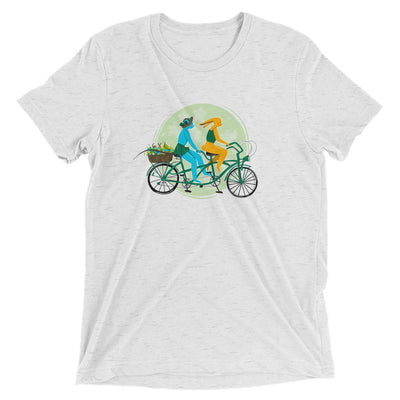 GVL Bicycle Built For Two Unisex Tri-Blend T-Shirt