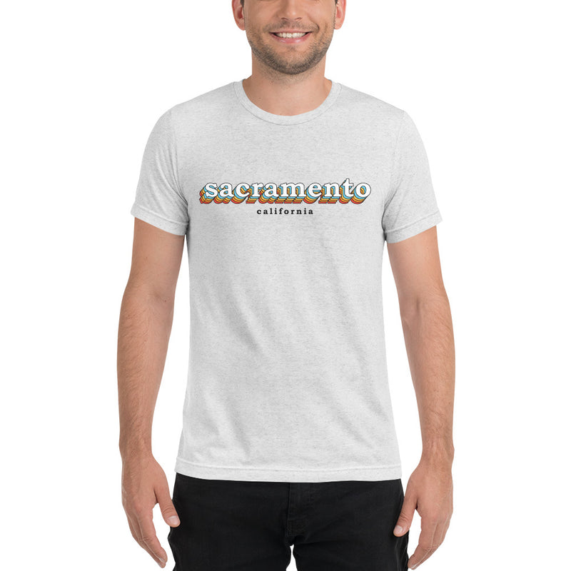 Sacramento Color Stack Unisex Tri-Blend T-Shirt